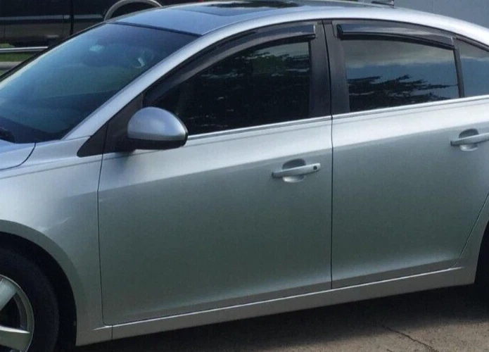 AVS Exterior-Mnt Protectores de Lluvia Viseras de Ventilación Pantalla para Chevrolet Cruze 2011-2015 4 puertas Foto 1 de 4