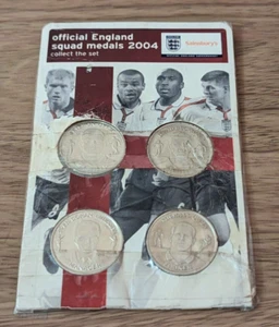 Sainsbury's - Medallas oficiales del equipo de Inglaterra 2004 - Beckham Owen - Imagen 1 de 4