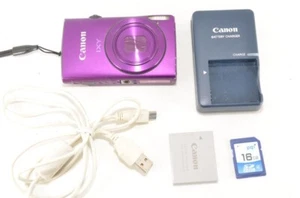Canon IXY 600F 12.1MP Purple 8x Zoom Compact Digital Camera [Mint] bundled w/ SD - Picture 1 of 12