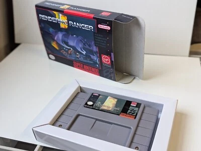 Rendering Ranger: R2 USA English Translation Super Nintendo SNES NTSC w/ Box - Image 1 of 4
