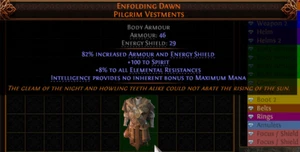 💥Path Of Exile 2💥Dawn Of The Hunt💥Body💥Enfolding Dawn Pilgrim Vestments - Picture 1 of 1