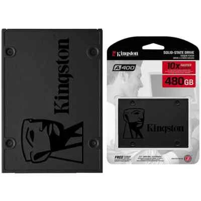 Kingston 480GB A400 SATA 3 2.5" Internal SSD - HDD Replacement for Increase Perf - Image 1 of 3