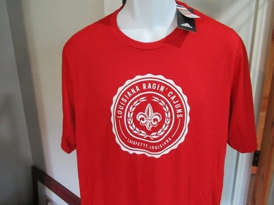 ULL Louisiana Lafayette Ragin Cajuns shirt Men's 2XL new with tags Free Ship - Image 1 of 3