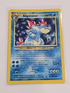 Pokemon TCG Neo Genesis Unlimited French Aligatueur (Feraligatr) 4/111 Holo MP - Picture 1 of 2