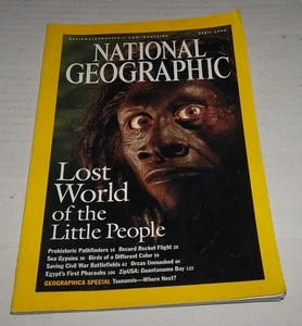 National Geographic magazine April 2005 "Lost World of the Little People” Cover - Picture 1 of 7