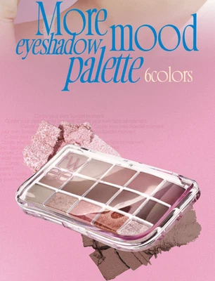 K-Beauty FWEE More Mood EyeShadow Palette 12g 6 Colors (2 Color Themes) - Image 1 of 4