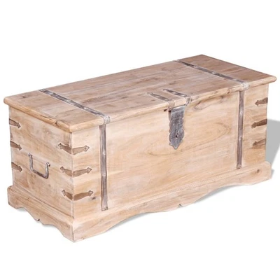 Aufbewahrungstruhen Set Holztruhe Truhe Aufbewahrungsbox Beistelltisch vidaXL - Bild 1 von 4