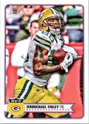 2012 Topps Chrome Jermichael Finley #64 Green Bay Packers Football Card - Image 1 of 2