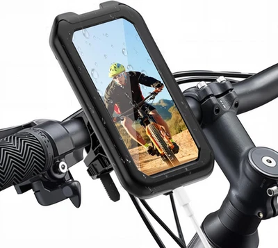 Porta Cellulare Moto Impermeabile Universale Supporto Telefono Bici Scooter Con  - Immagine 1 di 4
