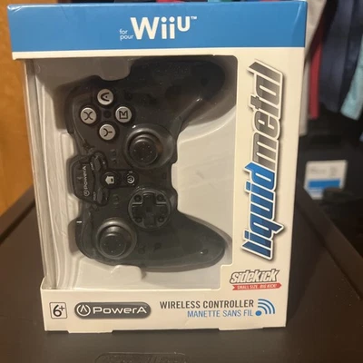 PowerA Liquid Metal Sidekick Wireless Controller For Wii U Brand New Sealed - Image 1 of 4