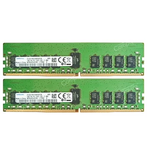 Samsung 32GB 2X16GB DDR4-21300R 2666MHz RDIMM ECC REG Registered Server Memory - Afbeelding 1 van 6