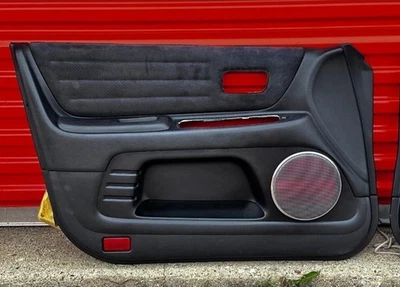 Lexus IS300 2001-2005 OEM tarjeta puerta delantera izquierda lado del conductor gamuza negra Foto 1 de 4