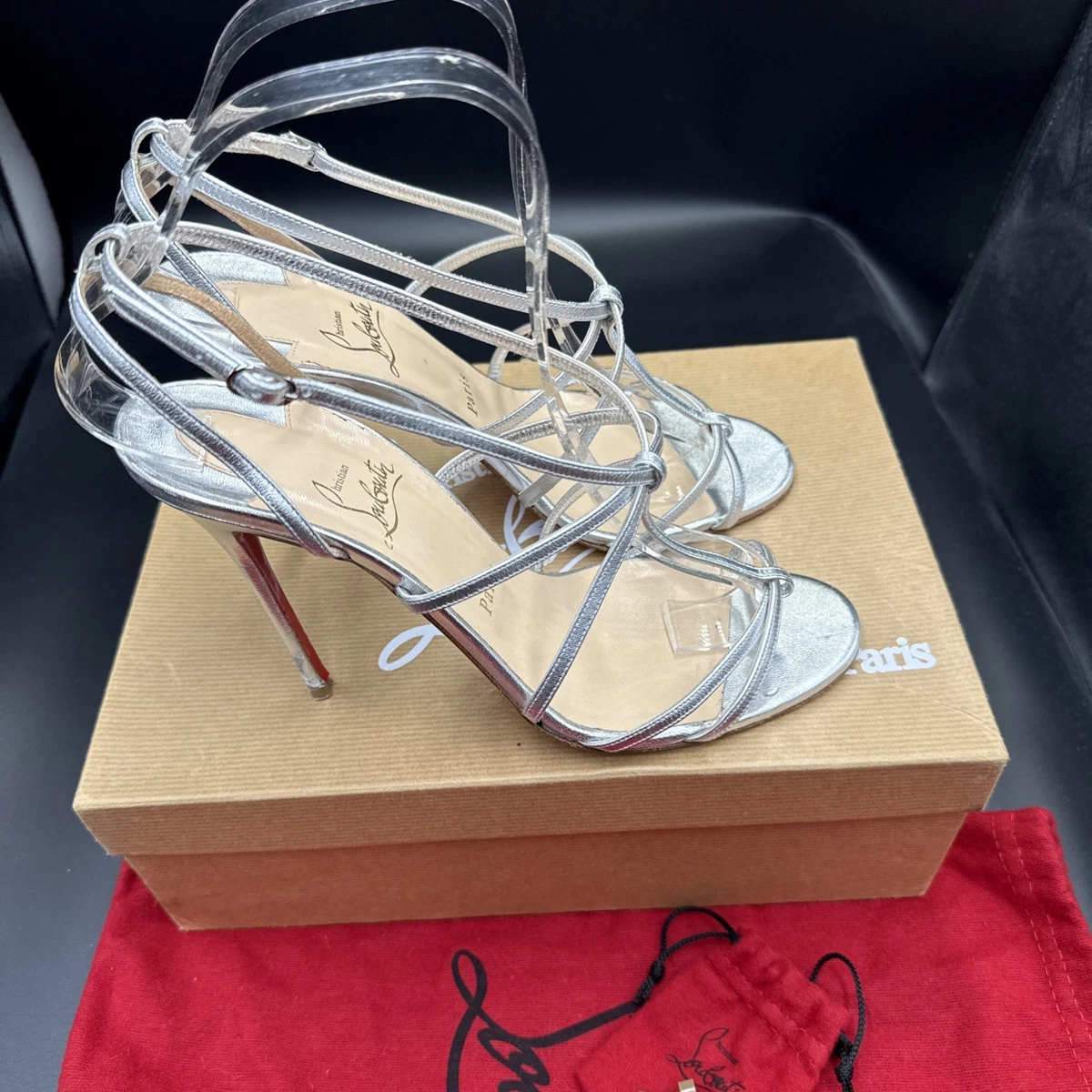 Christian Louboutin Silver Heels for Women for sale | eBay UK