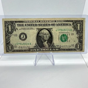VF Old $1 Dollar Bill Series 1969 (07545014) US Paper Currency - Picture 1 of 2