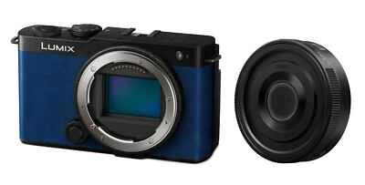Panasonic Lumix DC-S9 Body Blau inkl. 26 mm f/8.0 Pancake Objektiv - Bild 1 von 3
