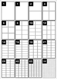 High Gloss White Inkjet Rectangle & Round Circles - Printer A4 Sheet Labels GWIP - Picture 1 of 27