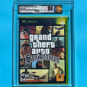 Grand Theft Auto San Andreas ⭐ VGA GOLD 90 NM+ / MT FACTORY SEALED ⭐ XBOX New - Picture 1 of 2