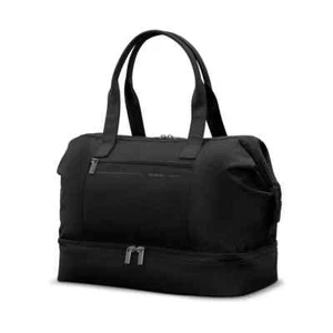 Borsone Weekender nuovo Samsonite Better Than Basics fondo a goccia nero - Foto 1 di 6
