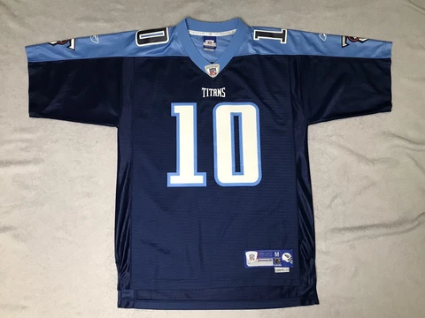 Vince Young 10# Tennessee Titans NFL Premier Stitched Jersey Cover