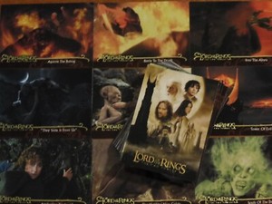 LORD OF THE RINGS: THE TWO TOWERS UPDATE Complete Base Set Of 72 Trading Cards