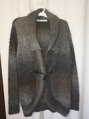 Woolrich Toggle Cardigan Womens XL Shaggy Cozy Southwestern Forest Cabin - Image 1 of 4