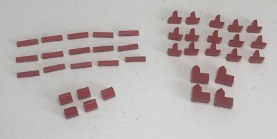 Colonos de Catán Juego Piezas Rojas Piezas 15 Caminos 5 Asentamientos 4 Ciudades 15 Naves Foto 1 de 2