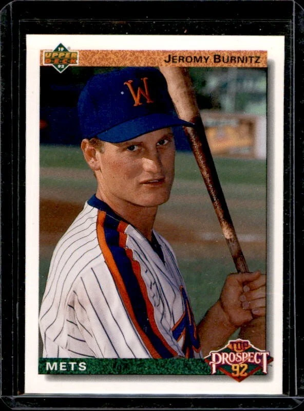 1992 Upper Deck - Top Prospect Jeromy Burnitz #65 - Image 1 of 1