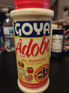 Goya Adobo All Purpose Seasoning With Pepper. 28oz. - Picture 1 of 3