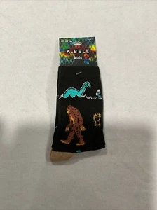K Belk Kids Black Colored Kids Socks Size 7-8.5 - Picture 1 of 3