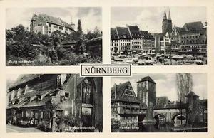 Foto múltiple de Nürenberg, Alemania sin usar/sin publicar, antigua - Imagen 1 de 2