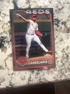 2024 TOPPS CHROME UPDATE CARD CINCINNATI REDS JEIMER CANDELARIO #USC81 - Picture 1 of 1