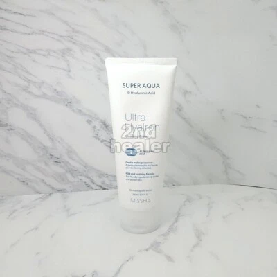 Crema limpiadora MISSHA Super Aqua Ultra Hyalron 200 ml limpieza profunda K-Beauty Foto 1 de 4