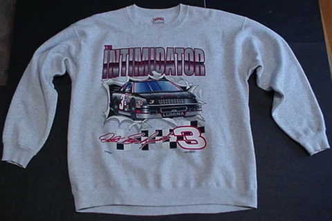 DALE EARNHARDT INTIMIDATOR #3 Sweatshirt Double Sided XL Vintage Nutmeg NASCAR Cover