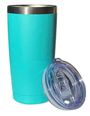 Bulk 20oz Stainless Steel  Tumbler  Slider Lid Double Wall Vacuum Insulated - Image 1 of 4