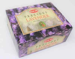 HEM Precious Lavender Incienso Cono Dhoop Paquete de 12X10 Cono Cada Paquete 120 Conos - Imagen 1 de 3