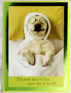 Papyrus Happy Mother's Day card  #1 Spa Dog ...then it's back to me rest of year