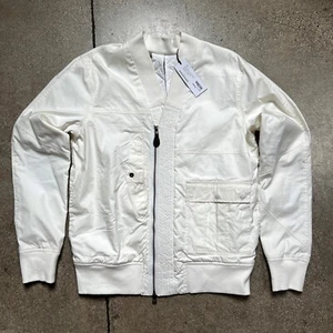 Maharishi - Upcycled M51 Kimono Rib Jacket- white -Men's Large - never worn - Picture 1 of 9