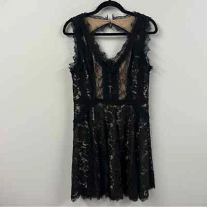 *NEU* Heartwebstuhl Sera schwarzes Spitzenkleid Damen Größe Large - Bild 1 von 12