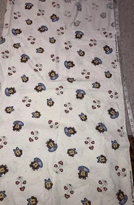 Spectrix Fabric 1997 Mine & Yours Cotton Remnant 30” X 45" W Rag Doll Hearts - Picture 1 of 3