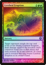 Cerebral Eruption FOIL Scars of Mirrodin PLD Red Rare MAGIC MTG CARD ABUGames