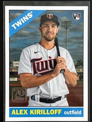 2021 Topps Alex Kirilloff 70 Years Of Topps RC #70YT-16 Twins ⚾️ - Image 1 of 2