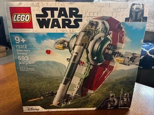 LEGO Star Wars 75312 Boba Fett’s Starship – NEW & SEALED – 593 pcs – Mandalorian - Picture 1 of 4