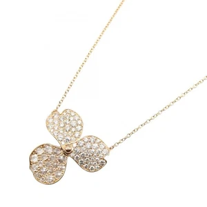 TIFFANY & CO Papel Flor Diamante Collar 18KPG Oro Rosa Usado Mujeres - Imagen 1 de 6