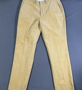 Polo Ralph Lauren Pants Mens 36x34 Yellow Classic Straight Leg Preppy Cotton - Picture 1 of 8