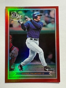 2024 Panini Donruss - Rafael Palmeiro #13 - Action All-Stars Red /199 - Rangers - Bild 1 von 2