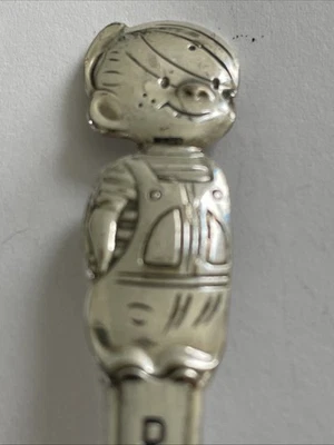 Cuchara de recuerdo vintage de colección Dennis The Menace Foto 1 de 3