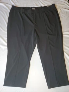 Catherine's Crepeknit Petite Slim Leg Pants Size 4XWP W50 L26.5 Black New W/Tags - Picture 1 of 11