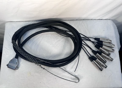 Generic, High Quality 8-Channel XLRF Snake 9.5 ft w Ground & Strain Relief - Image 1 of 4