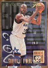 1994-95 Flair Hot Numbers Insert #12 Shaq Shaquille O'Neal - Magic