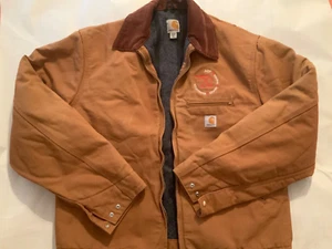 Carhartt Detroit Jacket J001 BRWN XL TALL Blanket Lined AEP 20yrs Service Award - Picture 1 of 24